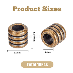 Brass European Beads&nbsp;KK-FH0006-51