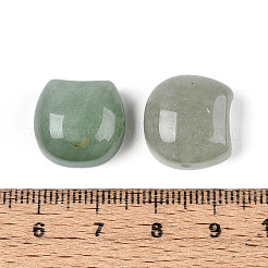 Natural Green Aventurine Cat Head Shape Beads&nbsp;G-T144-05G