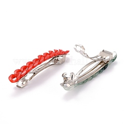 Opaque Acrylic Twist Chains Hair Barrettes&nbsp;PHAR-JH00076