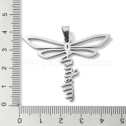Non-Tarnish 304 Stainless Steel Pendants&nbsp;STAS-C097-09P