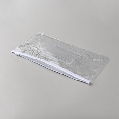 A6 Transparent PVC Plastic Zip Top Zipper Seal File Bags&nbsp;ABAG-WH0063-093
