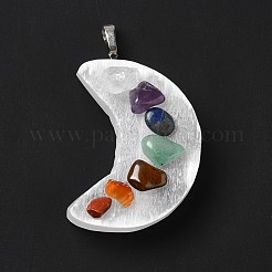 Chakra Natural Gemstone Pendants&nbsp;G-K328-01P