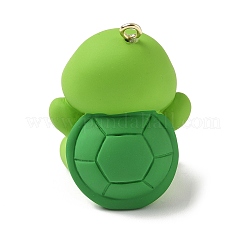 Tortoise Opaque Resin Pendants&nbsp;RESI-Z035-01P-03