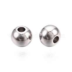Tarnish Resistant 201 Stainless Steel Beads&nbsp;STAS-R033-5mm