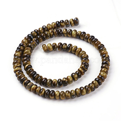 Natural Tiger Eye Beads Strands&nbsp;G-G731-03-6mm