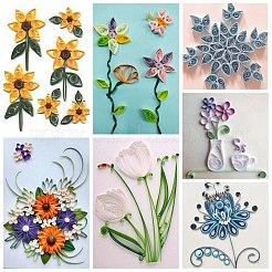 6 Colors Quilling Paper Strips&nbsp;DIY-J001-3mm-A