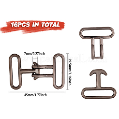 Alloy Snap Lock Clasps&nbsp;FIND-CA0008-42A-B