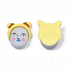 Opaque Resin Cabochons&nbsp;CRES-N024-56