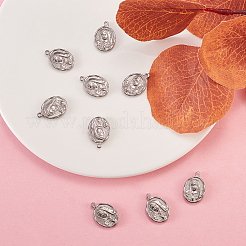 304 Stainless Steel Pendants&nbsp;STAS-CJ0003-02