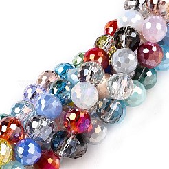 Electroplate Glass Bead Strands&nbsp;GLAA-Z006-01M