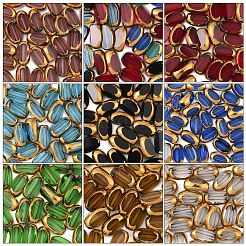 30Pcs Electroplate Glass Beads&nbsp;EGLA-YW0005-16A