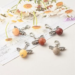 Natural Jade Pendants&nbsp;HJEW-JM00525