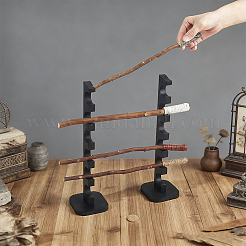 6-Tier Wood Magic Wand Display Tower Racks&nbsp;ODIS-WH0030-324