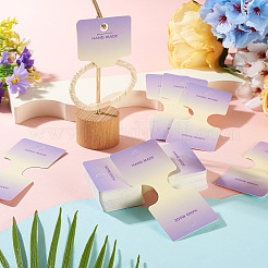 50Pcs Folding Paper Jewelry Display Cards&nbsp;ODIS-TA0001-07B