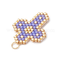 Glass Seed Beaded Pendants&nbsp;PALLOY-MZ00881