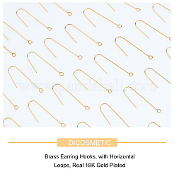 70Pcs Brass Earring Hooks&nbsp;KK-DC0001-14