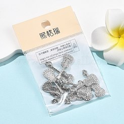 SHEGRACE Brass Clear Cubic Zirconia Pendants&nbsp;XGRQ1R798-361P