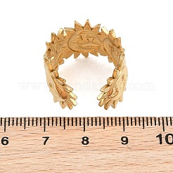 304 Stainless Steel Cuff Open Rings for Women&nbsp;SA-CBABC0E-01G
