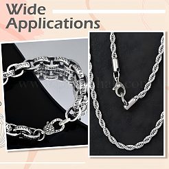 4Pcs 2 Styles Brass Lobster Claw Clasps&nbsp;KK-CJ0004-46