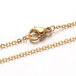 304 Stainless Steel Cable Chain Necklaces&nbsp;NJEW-M124-01