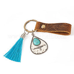 Cowhide Leather Keychain&nbsp;KEYC-TAC00028