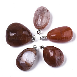 Natural Carnelian Pendants&nbsp;G-N0326-001