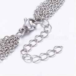 Tarnish Resistant 316 Surgical Stainless Steel Cable Chain Bracelets&nbsp;BJEW-JB03182