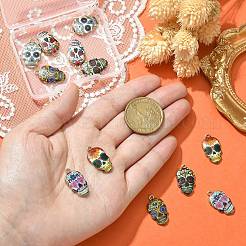 Alloy Enamel Pendants&nbsp;ENAM-CJ0001-37