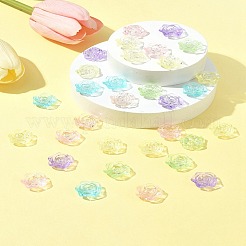 180Pcs 6 Colors Transparent Acrylic Beads&nbsp;OACR-FS0001-91