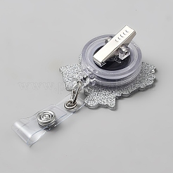 Bowknot Acrylic Badge Reel&nbsp;AJEW-WH0752-631