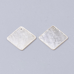 Capiz Shell Pendants&nbsp;SSHEL-Q303-005B