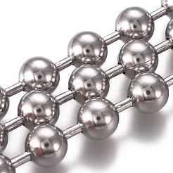 Non-Tarnish 304 Stainless Steel Ball Chains&nbsp;CHS-E021-13L-P