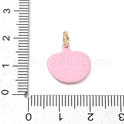 Spray Painted Brass Charms&nbsp;KK-CBAEB58-11