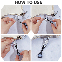 20Pcs 2 Styles Luminous PVC Plastic Replacement Zipper Puller Tabs&nbsp;FIND-CL0002-22