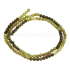 Gradient Color Natural Yellow Green Opal Beads Strands&nbsp;GG-CBA9722-A01-2mm