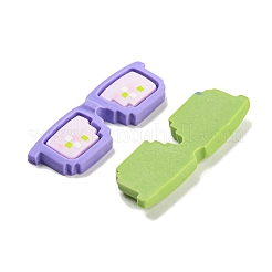 Opaque Resin Eyeglasses Cabochons&nbsp;RESI-H151-02