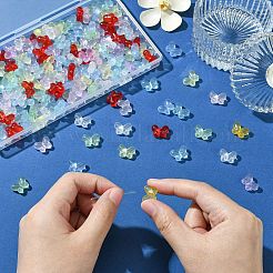 200Pcs Transparent Acrylic Beads&nbsp;OACR-CJ0002-07