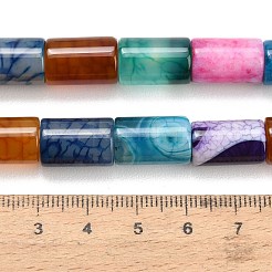 Natural Dragon Veins Agate Beads Strands&nbsp;GG-L001-B02-02