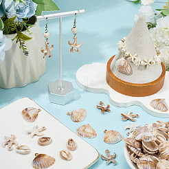 180Pcs 3 Style Ocean Theme Opaque Acrylic Pendants&nbsp;OACR-SP0001-54