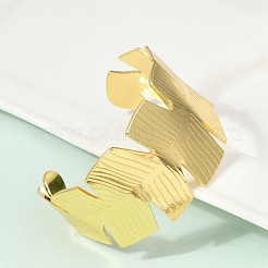 304 Stainless Steel Cuff Bangles for Women&nbsp;BJEW-Z097-09G