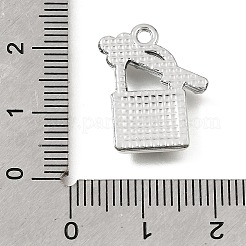 UV Plating Alloy Crystal Rhinestone Pendants&nbsp;RB-CBAD37D-09P
