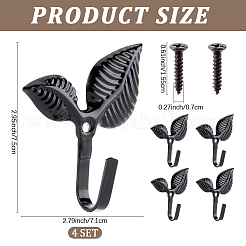 2Pcs Leaf Iron Hanger&nbsp;FIND-WH20007-61EB