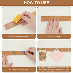 6Pcs Cork Self-adhesive Tape&nbsp;AJEW-OC0015-51