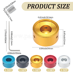 5 Boxs 5 Colors Alloy Guitar Pedal Switch Covers&nbsp;FIND-CN0002-22