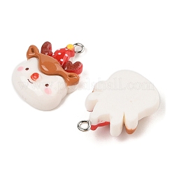 Christmas Theme Opaque Resin Pendants&nbsp;LS-RESI-S08-03G