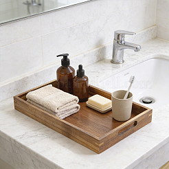 2Pcs 2 Styles Wood Storage Trays&nbsp;AJEW-BC0011-19
