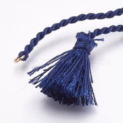 Twisted Polyester Bracelets Making&nbsp;KK-P146-15A