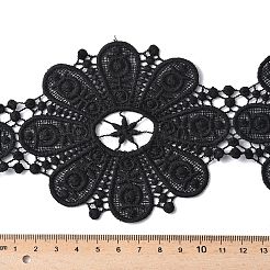 Flower Polyester Embroidery Lace Ribbon&nbsp;OCOR-XCP0002-63