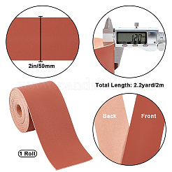 2M Flat Microfiber Imitation Leather Cord&nbsp;FIND-WH0420-75D-02