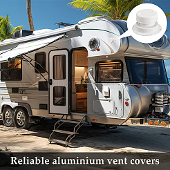 Aluminum RV Roof Vent Cap Replacement Kit&nbsp;AJEW-WH0752-911